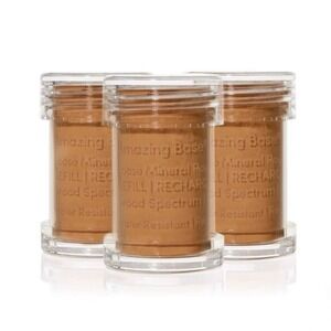 Jane Iredale Amazing Base Loose Mineral Powder Refill 3 pack VELVET New